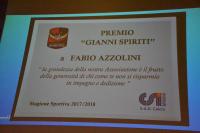 Fabio Azzolini - premio "Gianni Spiriti" 2017-18